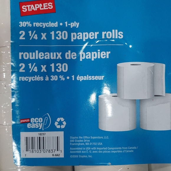 Paper rolls for calculator or cash register. NWT - Picture 2 of 5